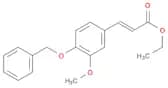 (E)-Ethyl 3-(4-(benzyloxy)-3-methoxyphenyl)acrylate