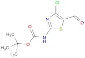 Carbamic  acid,  (4-chloro-5-formyl-2-thiazolyl)-,  1,1-dimethylethyl  ester  (9CI)
