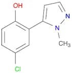4-Chloro-2-(1-methyl-1H-pyrazol-5-yl)phenol