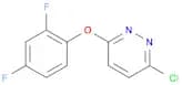 3-Chloro-6-(2,4-difluorophenoxy)pyridazine