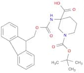 1-(1,1-Dimethylethyl) 3-[[(9H-fluoren-9-ylmethoxy)carbonyl]amino]-1,3-piperidinedicarboxylate