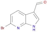 1H-Pyrrolo[2,3-b]pyridine-3-carboxaldehyde, 6-bromo-