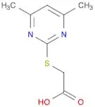 2-(CARBOXYMETHYLTHIO)-4,6-DIMETHYLPYRIMIDINE MONOHYDRATE