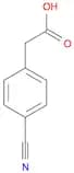 Benzeneacetic acid, 4-cyano-