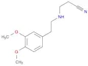 3-((3,4-Dimethoxyphenethyl)amino)propanenitrile