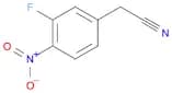 2-(3-Fluoro-4-nitrophenyl)acetonitrile