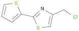 4-(Chloromethyl)-2-(thiophen-2-yl)thiazole