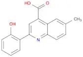 2-(2-Hydroxyphenyl)-6-methylquinoline-4-carboxylic acid