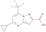 5-Cyclopropyl-7-(trifluoromethyl)pyrazolo[1,5-a]pyrimidine-2-carboxylic acid