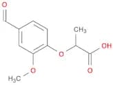 2-(4-Formyl-2-methoxyphenoxy)propanoic acid