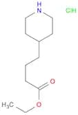 Ethyl 4-(piperidin-4-yl)butanoate hydrochloride
