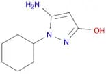 5-Amino-1-cyclohexyl-1H-pyrazol-3-ol
