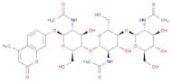 4-METHYLUMBELLIFERYL-N,N',N''-TRIACETYL-β-CHITOTRIOSIDE