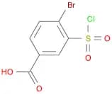 4-Bromo-3-chlorosulfonyl-benzoic acid