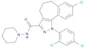 N-PIPERIDINYL-[8-CHLORO-1-(2,4-DICHLOROPHENYL)-1,4,5,6-TETRAHYDROBENZO-[6,7]CYCLOHEPTAL[1,2-C]PYRA…