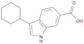 3-cyclohexylindole-6-carboxylicacid
