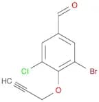 3-Bromo-5-chloro-4-(prop-2-yn-1-yloxy)benzaldehyde
