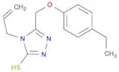 4-Allyl-5-[(4-ethylphenoxy)methyl]-4H-1,2,4-triazole-3-thiol
