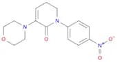 3-(4-Morpholinyl)-1-(4-nitrophenyl)-5,6-dihydro-2(1H)-pyridinone