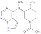 3-Piperidinamine, 1-acetyl-N,4-dimethyl-N-1H-pyrrolo[2,3-d]pyrimidin-4-yl-, (3R,4R)- (9CI)