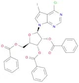 7H-Pyrrolo[2,3-d]pyrimidine, 4-chloro-5-iodo-7-(2,3,5-tri-O-benzoyl-β-D-ribofuranosyl)-