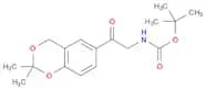 Carbamic acid, [2-(2,2-dimethyl-4H-1,3-benzodioxin-6-yl)-2-oxoethyl]-, 1,1-dimethylethyl ester