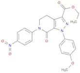 4,5,6,7-Tetrahydro-1-(4-methoxyphenyl)-6-(4-nitrophenyl)-7-oxo-1H-pyrazolo[3,4-c]pyridine-3-carbox…