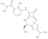 3-[[3-[(DIMETHYLAMINO)CARBONYL]-2-HYDROXYPHENYL]AMINO]-4-[[(R)-1-(4-ISOPROPYLFURAN-2-YL)PROPYL]AMI…
