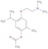 4-[2-(dimethylamino)ethoxy]-2-methyl-5-(propan-2-yl)phenyl acetate