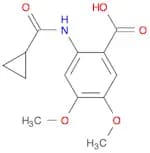 2-(Cyclopropanecarboxamido)-4,5-dimethoxybenzoic acid