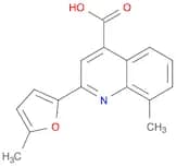 8-Methyl-2-(5-methyl-2-furyl)quinoline-4-carboxylic acid