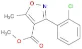 Methyl 3-(2-chlorophenyl)-5-methyl-4-isoxazolecarboxylate