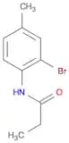 N-(2-bromo-4-methylphenyl)propanamide