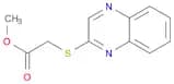 Methyl 2-(2-quinoxalinylsulfanyl)acetate