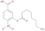 4-Nitro-3-(octanoyloxy)benzoic acid