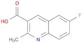 6-Fluoro-2-methylquinoline-3-carboxylic acid