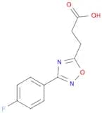 3-(3-(4-Fluorophenyl)-1,2,4-oxadiazol-5-yl)propanoic acid