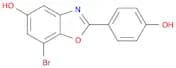 7-Bromo-2-(4-hydroxyphenyl)-1,3-benzoxazol-5-OL