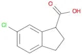 6-Chloro-2,3-dihydro-1H-indene-1-carboxylic acid