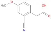 2-(2-Cyano-4-methoxyphenyl)acetic acid