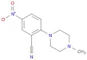 2-(4-Methylpiperazin-1-yl)-5-nitrobenzonitrile