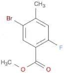 Benzoic acid, 4-Methyl-2-fluoro-5-broMo-, Methylester