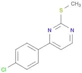 4-(4-Chlorophenyl)-2-(methylthio)pyrimidine