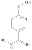 3-Pyridinecarboximidamide,N-hydroxy-6-methoxy-(9CI)
