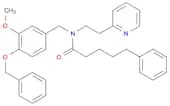 BenzenepentanaMide, N-[[3-Methoxy-4-(phenylMethoxy)phenyl]Methyl]-N-[2-(2-pyridinyl)ethyl]-