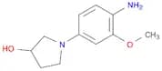 1-(4-Amino-3-methoxyphenyl)-3-pyrrolidinol