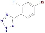 5-(4-Bromo-2-fluorophenyl)-2H-tetrazole