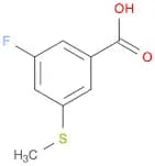 3-Fluoro-5-(methylthio)benzoic acid