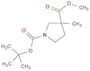 1-tert-Butyl 3-methyl 3-methylpyrrolidine-1,3-dicarboxylate