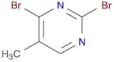 Pyrimidine, 2,4-dibromo-5-methyl- (9CI)